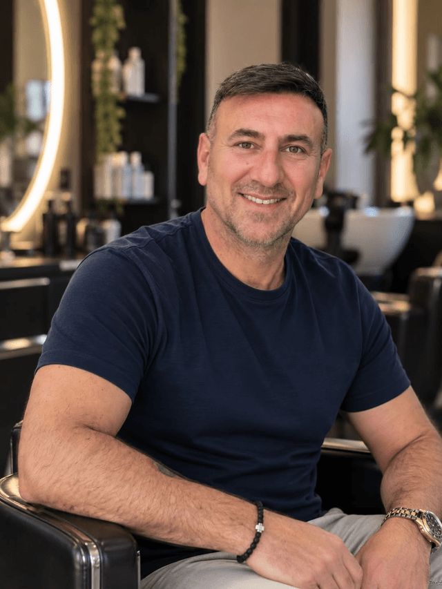 Dragan, expres barber týmu 7 Barber v Plzni